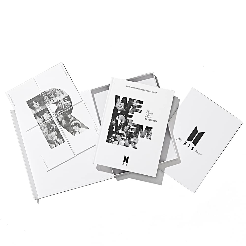 BTS Photobook We Remember Limited Edition w/ Photocard, Poster, Print Photo