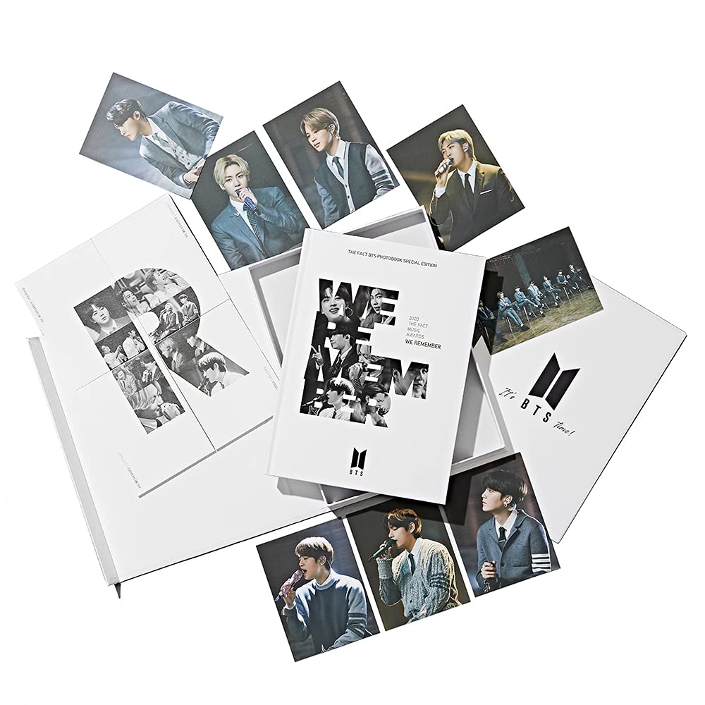 BTS Photobook We Remember Limited Edition w/ Photocard, Poster, Print Photo